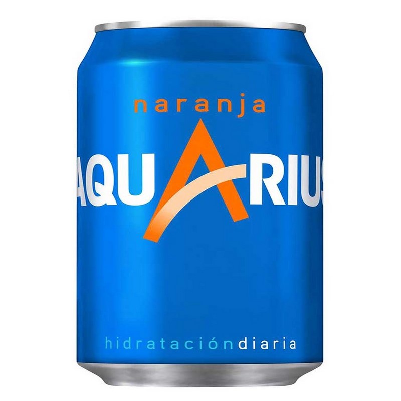 aquarius naranja lata33cl