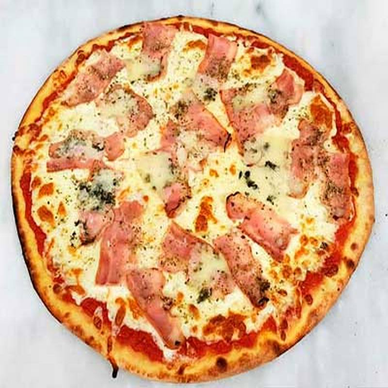pizza bacon